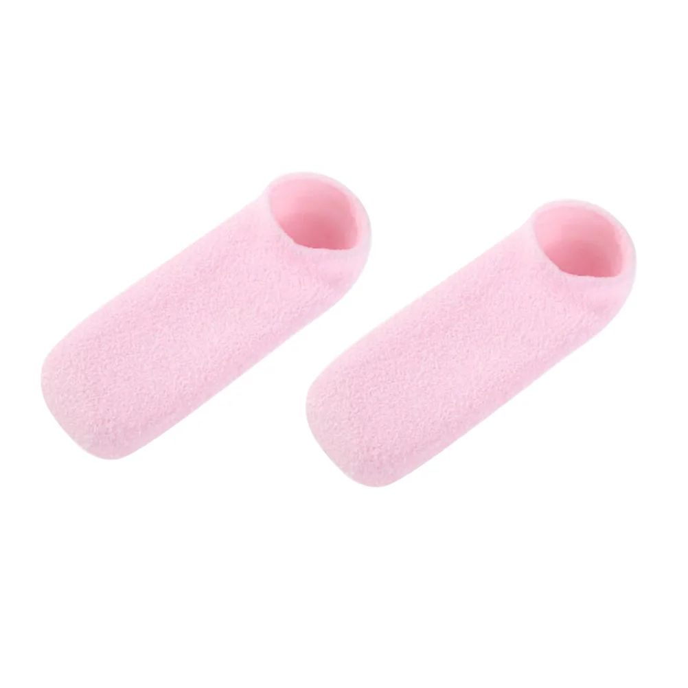 

1Pair Pink Gel Moisturizing Foot Cover Socks for Women Premium Elastic Soft Skin Care Moisturizing Foot Therapy