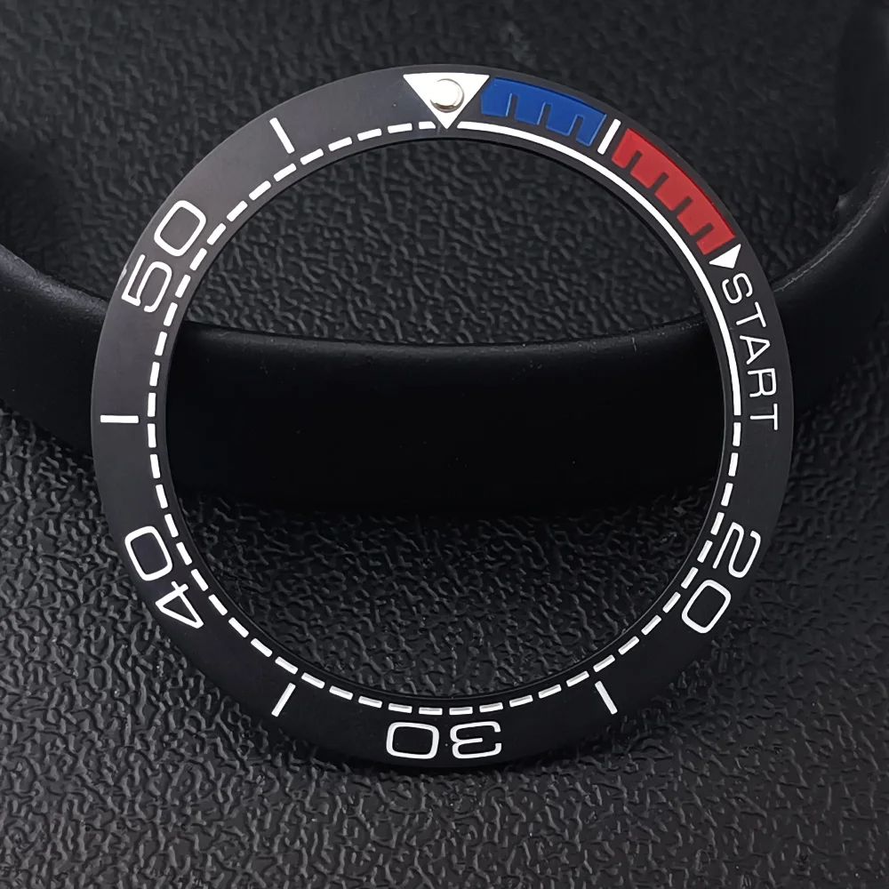 41.5mm Sloping Watch Ring Ceramic Bezel Insert Ring for 43mm Case Watch Accessories Inner diameter 32.7mm Watch Bezel Inserts