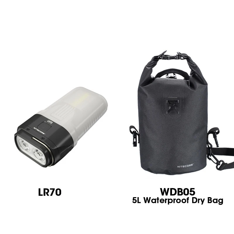 

2026 Nitecore LR70 Camping Lantern+ USB-C Rechargeable Flashlight 18W QC PD Fast Charge Power Bank Portable 3-in-1 Lamp Light