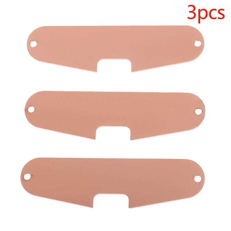 3pcs/pack Copper Single Coil Guitar Pickup Baseplate For ST-Style Guitar Metal Pickup Baseplate Pickup Instrument Parts