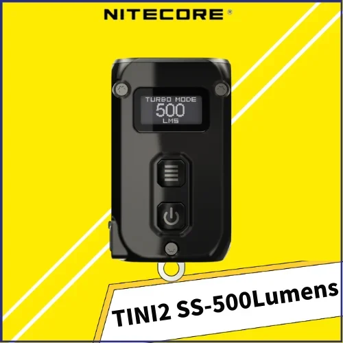 nitecore tipo c recarregavel chaveiro luz lanterna led de liga de titanio tini2 ss 500lumens 01