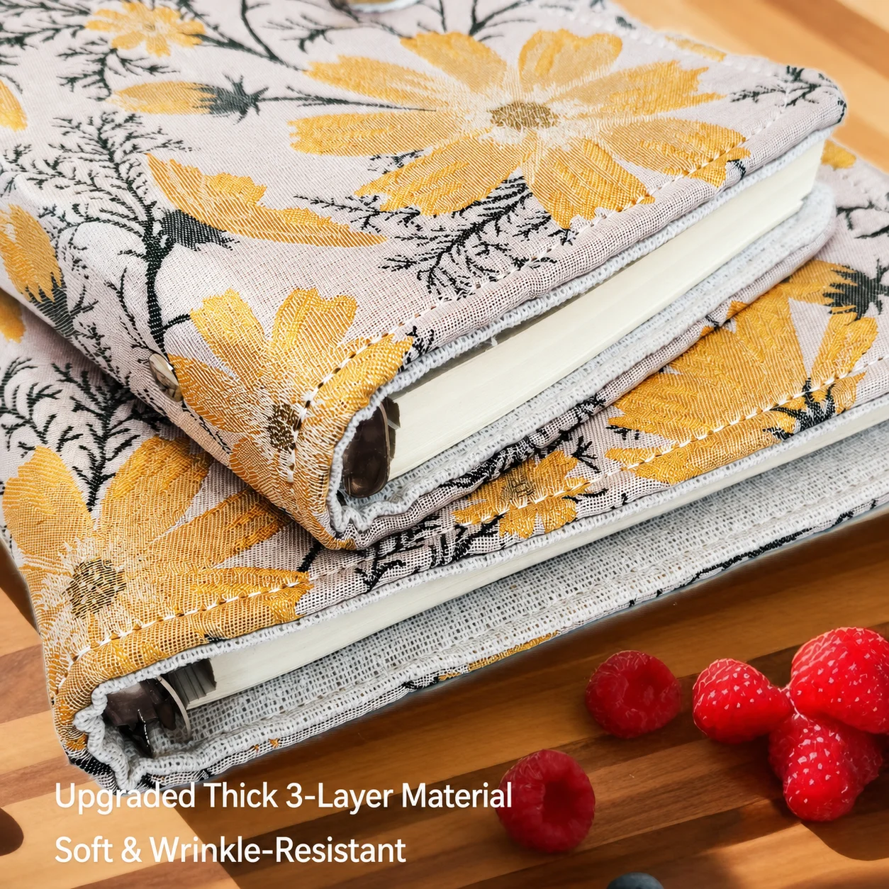 Vintage Gesang Flower Notebook Elegant Cotton Fabric Notebook Detachable A5 Notebook Detachable A6 Writing Journal For Private