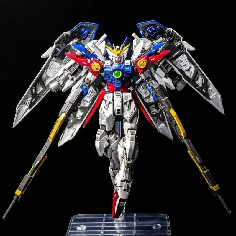 1/144 RG Wing Zero Mech Assembly Model Kit Action Figure Boys' Puzzle Toys Collectible Desktop Decoration Doll Surprise Gift
