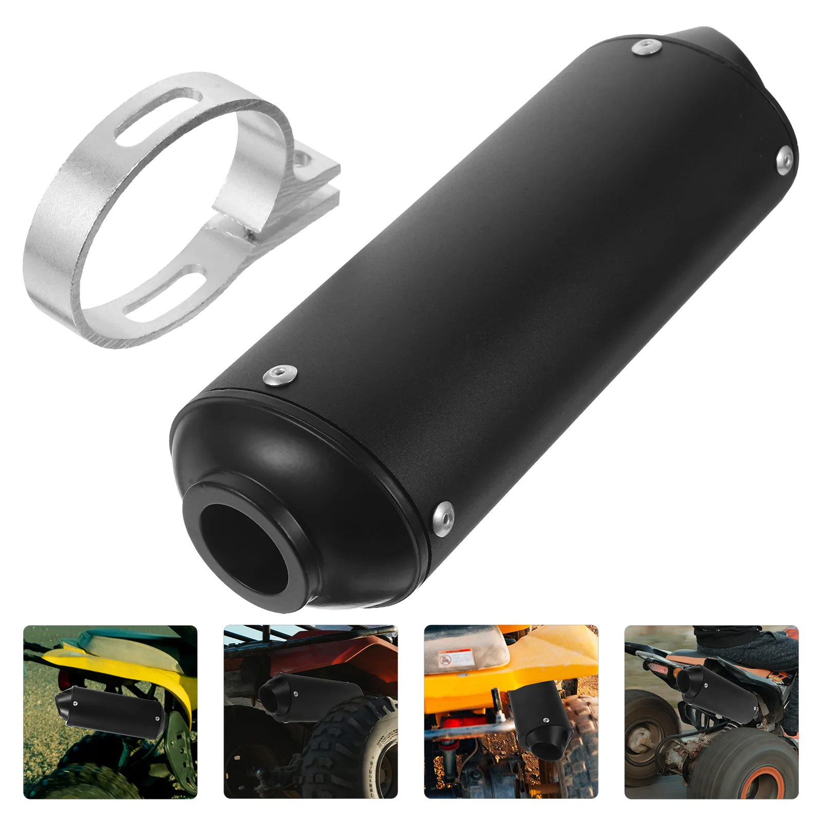 Motorcycle Exhaust Pipe Automotive Motorbike Universal Tip Car Short Active Sound Aluminum Alloy for Muffler