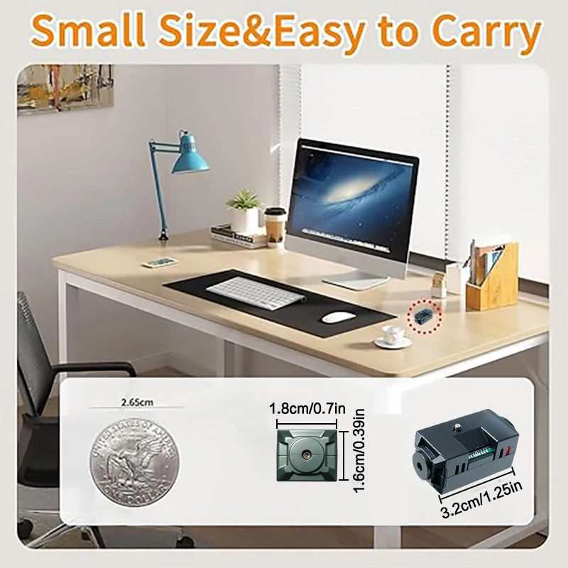 HD Mini Camera Night Vision Lightweight Portable Premium Cams Motion Detection Wireless Surveillance Camera Home Safety Security