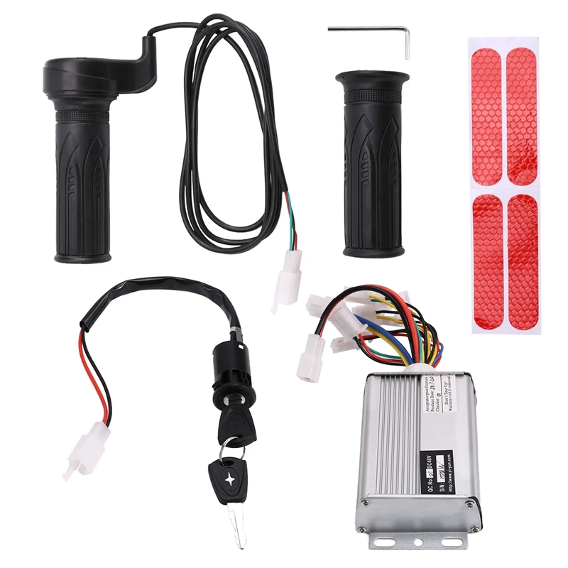 1000W Electric Scooter Brush Controller +Throttle+Accelerator+Lock Kit For Electric Bike/Electric Scooter