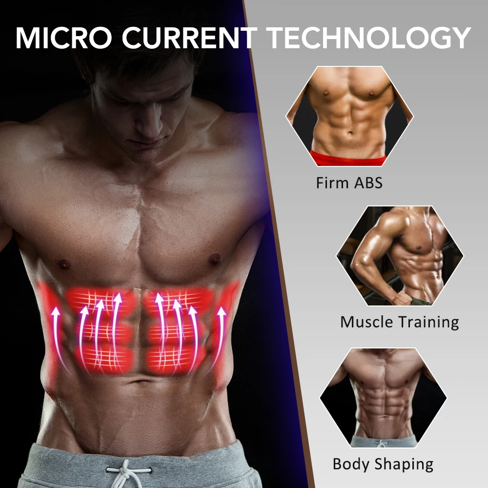 Smart Abdominal Muscle Trainer Toning Belt Microcurrent Muscle Stimulator Belly Waist Training Fitness Body Shaper Slimming - Image 2