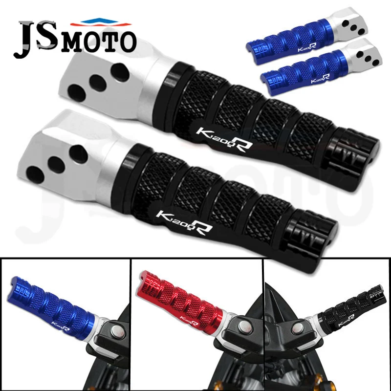 

For BMW K1200R K 1200R k1200r 2007-2008 Motorcycle Passenger Rear Footpegs Pegs Foot Footrest Rests Pedals Foot pegs Aluminum