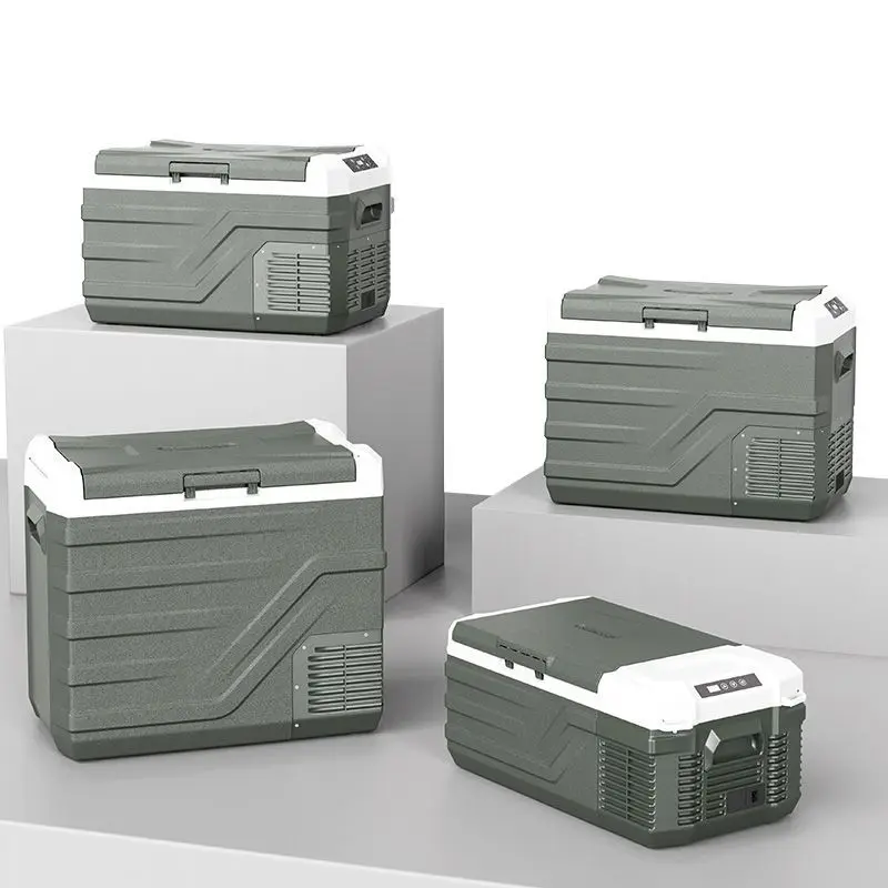 ثلاجة السيارة ضاغط التبريد 12V24V شاحنة حاضنة الفريزر الفريزر الجديد