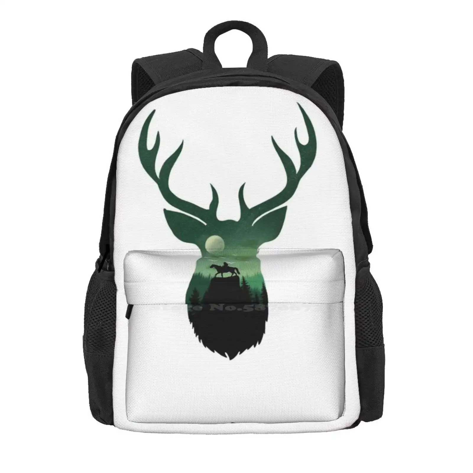 Arthur Morgan Deer / Stag Landscape Bag Backpack For Men Women Girls Teenage Arthur Morgan Redemption Deer Rdr2 Read Dead