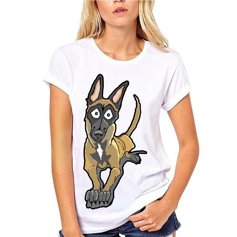 New Fashion The Belgian Malinois T Shirt Kawaii Cartoon Dog Graphic Tee Tops Men Women Short Sleeve Casual Streetwear Camisetas