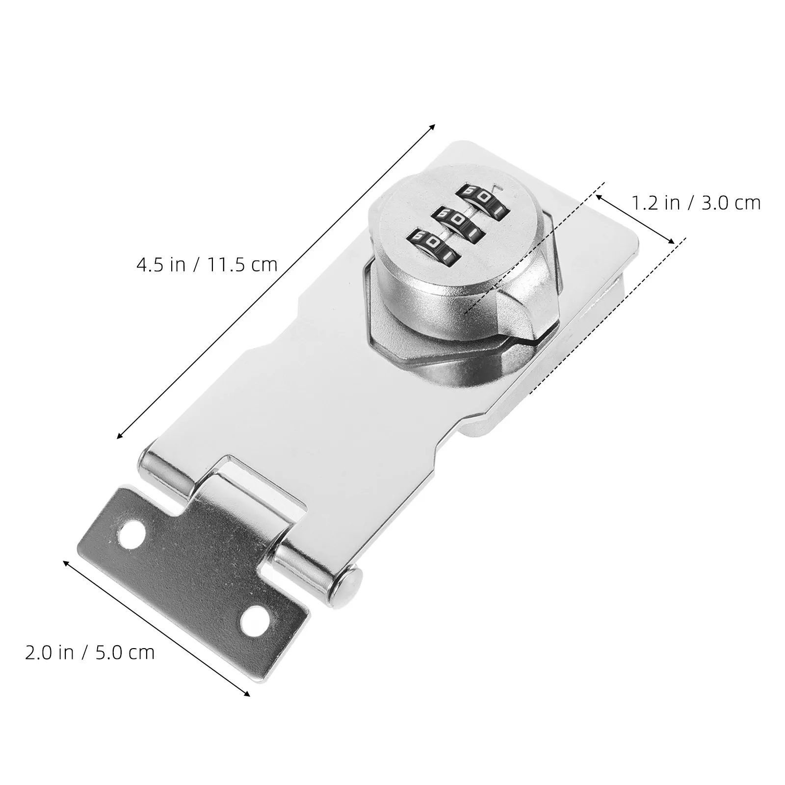 Strong Zinc Alloy Mechanical Combination Lock for Cabinet Doors Drawers Display Cabinets Bedroom File Cabinet Anti-Theft Lock