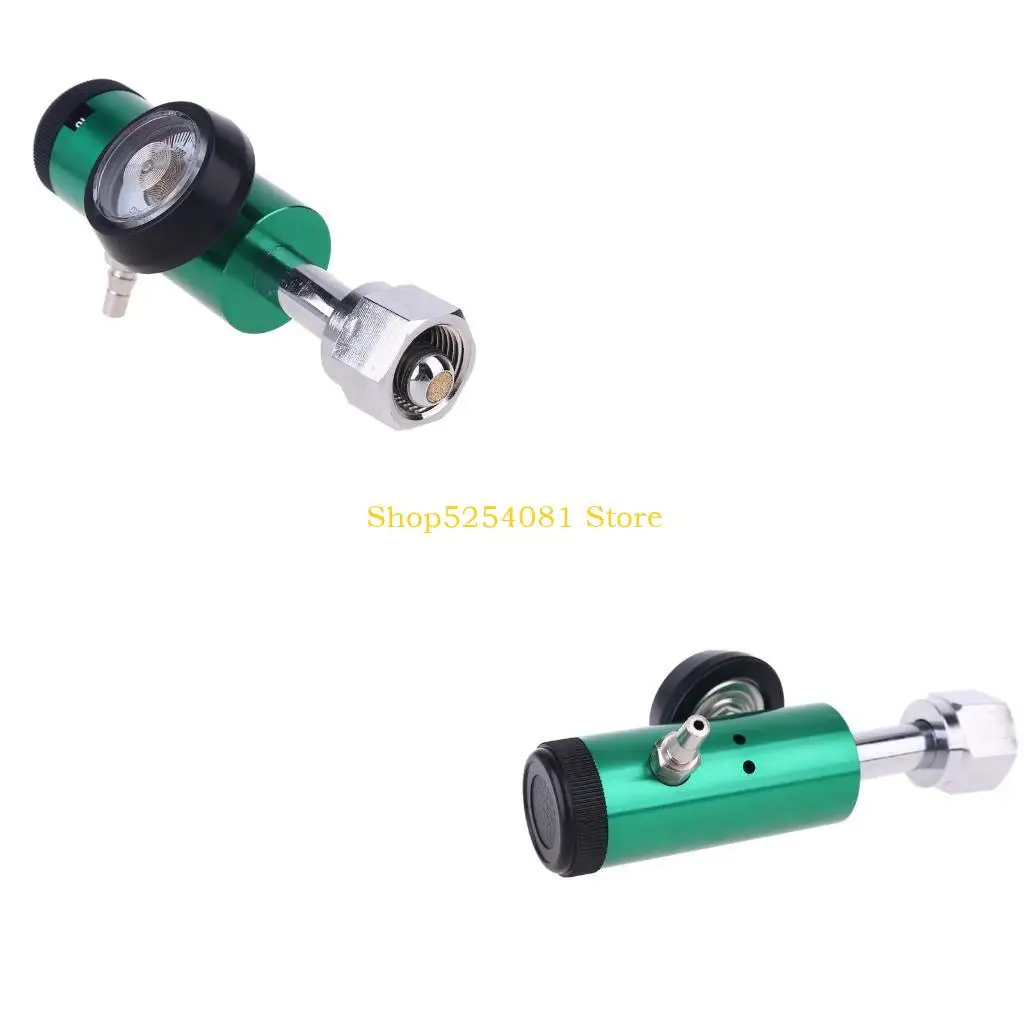 AXYC Upgraded Gas Oxygen Pressure Regulator Mini Oxygen Regulator Flowmeter for Hospital Clinics Reliable