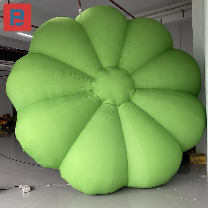 Giant inflatable cartoon lotus leaf air model duckweed water lily leaf aquatic plants camping park drainage lighting props