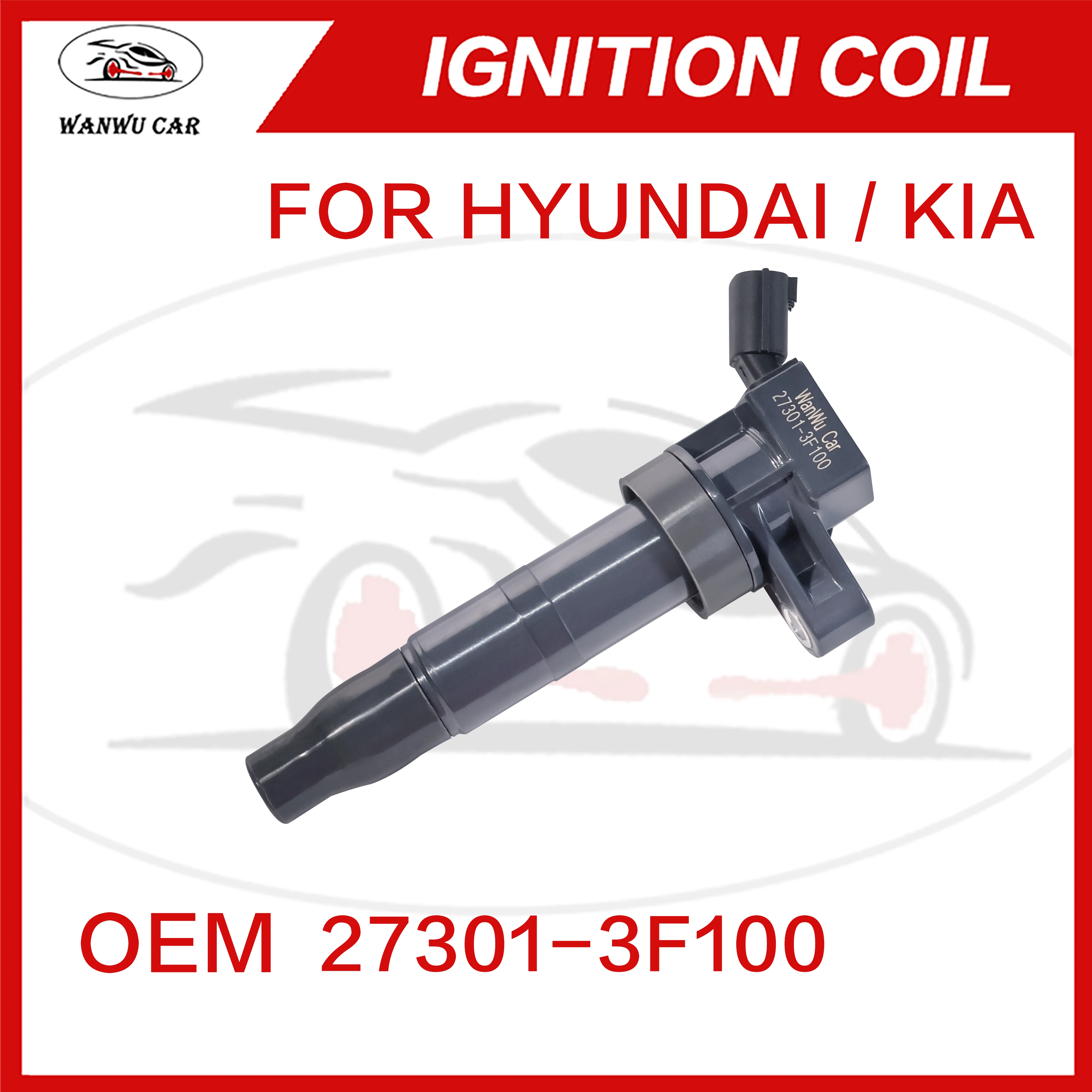 27301-3F100 Ignition Coil Igniter Suitable For HYUNDAI KIA 27300-3F100