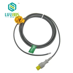 Min*dr*ay T5/T8,BLT Monitör için Yeniden Kullanılabilir Sıcaklık Probu, Yetişkin/bebek Cilt Yüzeyi/Ozofagus/Rektal Sıcaklık Sensörü ve Adaptörü.