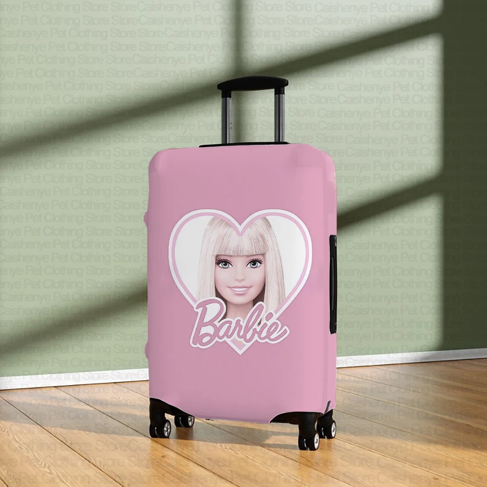 Trolley Case Barbie Princess Cartoon Pattern Print Suitcase Case 18-32 Inch Luggage Case Travel Accessories