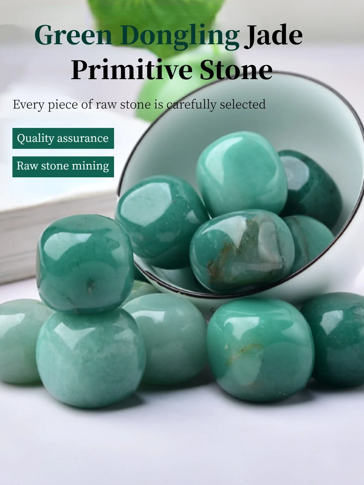 500g Natural Green Aventurine Quartz Crystal Stone Tumbled Reiki Healing Natural Stone and Minerals Home Decoration Stone