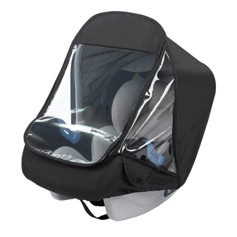 Funda para asiento coche infantil, cubierta impermeable transparente ventilada para asiento coche, protección