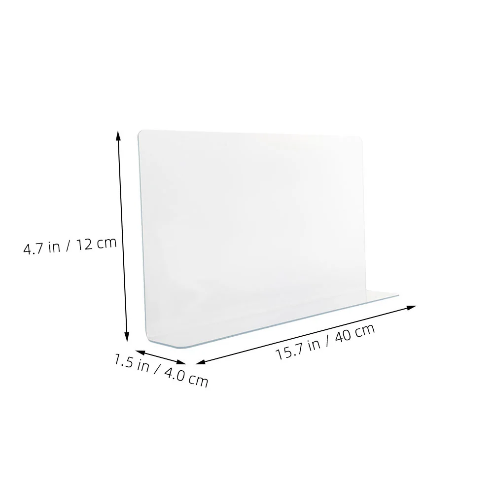 2 Pcs Anti Splash Baffle Bathtub Shower Install Tools Free Clear PVC Spatter Preventer Bathroom Kitchen