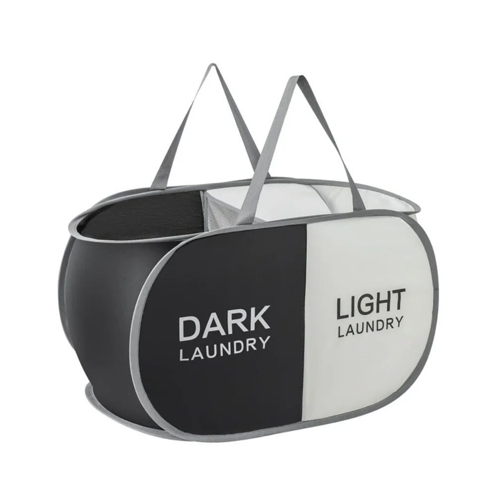 

Легкая корзина для белья из оксфордской ткани, складная, с несколькими отделениями, для грязной одежды, с открытым верхом, органайзер для игрушек