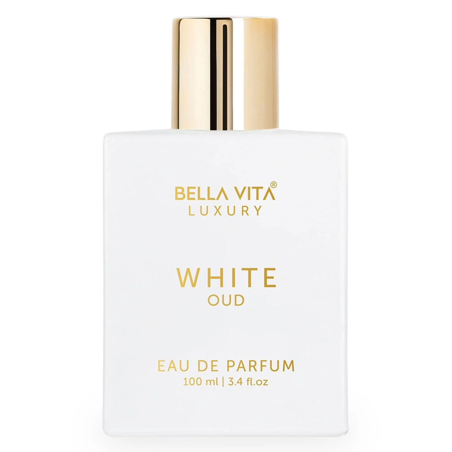 Bsella Vita Lsuxury White Oud Eau De Parfum Spray 100ml 3.38 Oz Long‑Lasting Warm Woody Amber Fragrance, Premium Luxury Unisex Perfume Cologne, Brand New Sealed, Ideal Gift for Him Her Men Women for Daily Business Dating Party Holiday Birthday Occasions