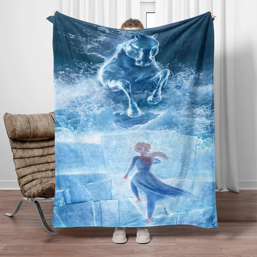 Elsa Blanket. Seasonal blankets. Used for sofas, beds, living rooms, travel picnics, blankets, girl gifts, thin blankets,