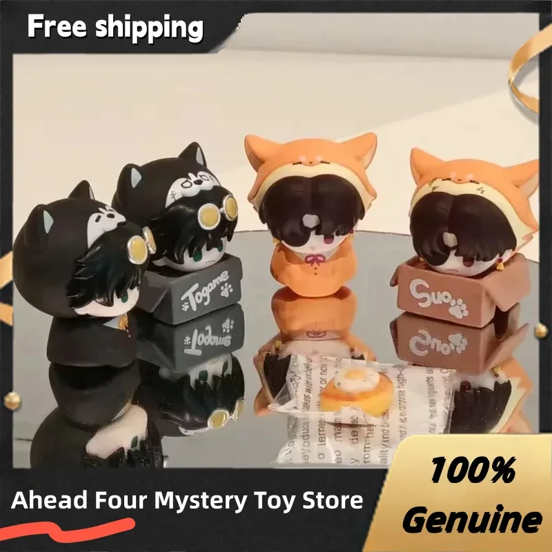 

Симпатичная штабелируемая серия для домашних животных, слепая сумка, официальный ветрокол, мультяшная мини-версия Q, аниме-модель, декор для рабочего стола, индивидуальный подарок для фанатов