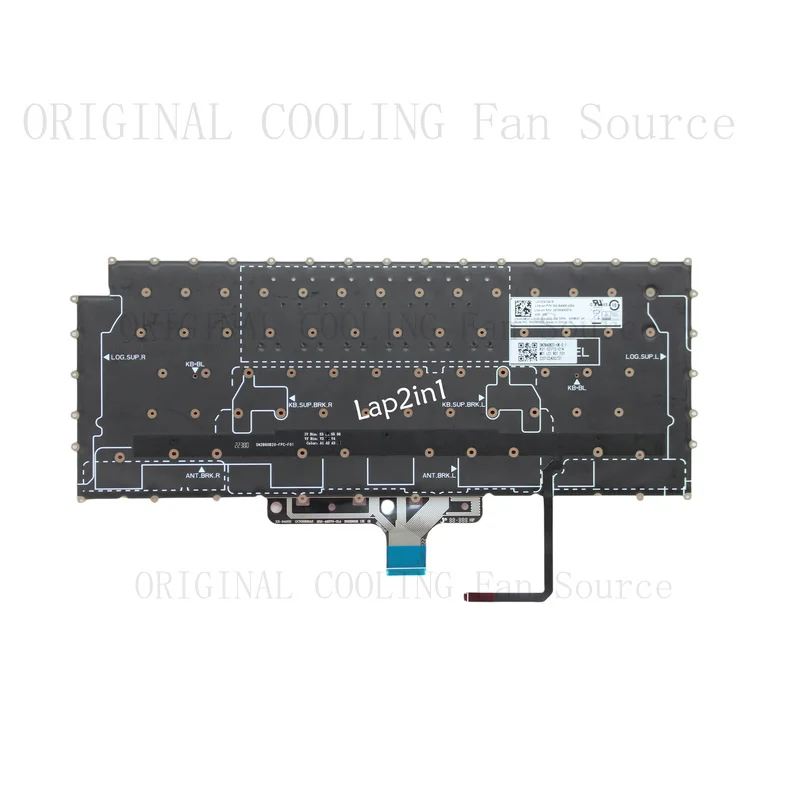 R+ New FOR Dell Precision 14 5470 5480 5490 16 5680 5690 UK Backlit Keyboard 0KM6G1