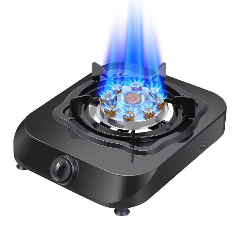 

Stainless Steel Gas Stove Single Stove Liquefied Gas Stove Desktop Natural Gas Stove Energy-Saving Fierce Fire Single-Eye Stove