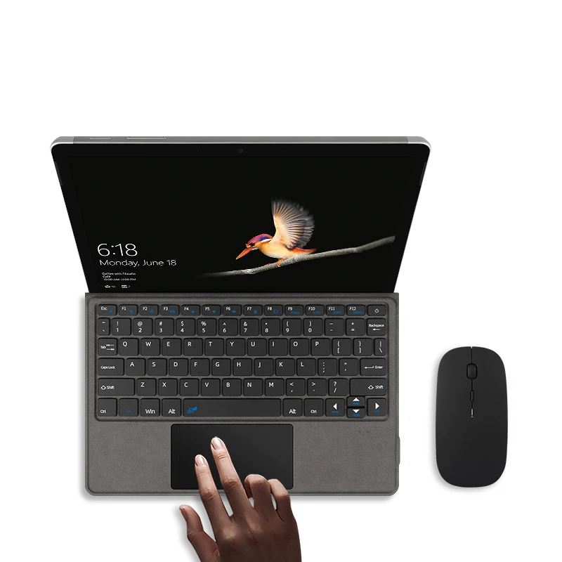 

Клавиатура для планшета Microsoft Surface Go 10,1 дюйма GO3 GO2, Bluetooth-клавиатура с чехлом для планшета Microsoft Surface GO 2 3 10,5 дюйма