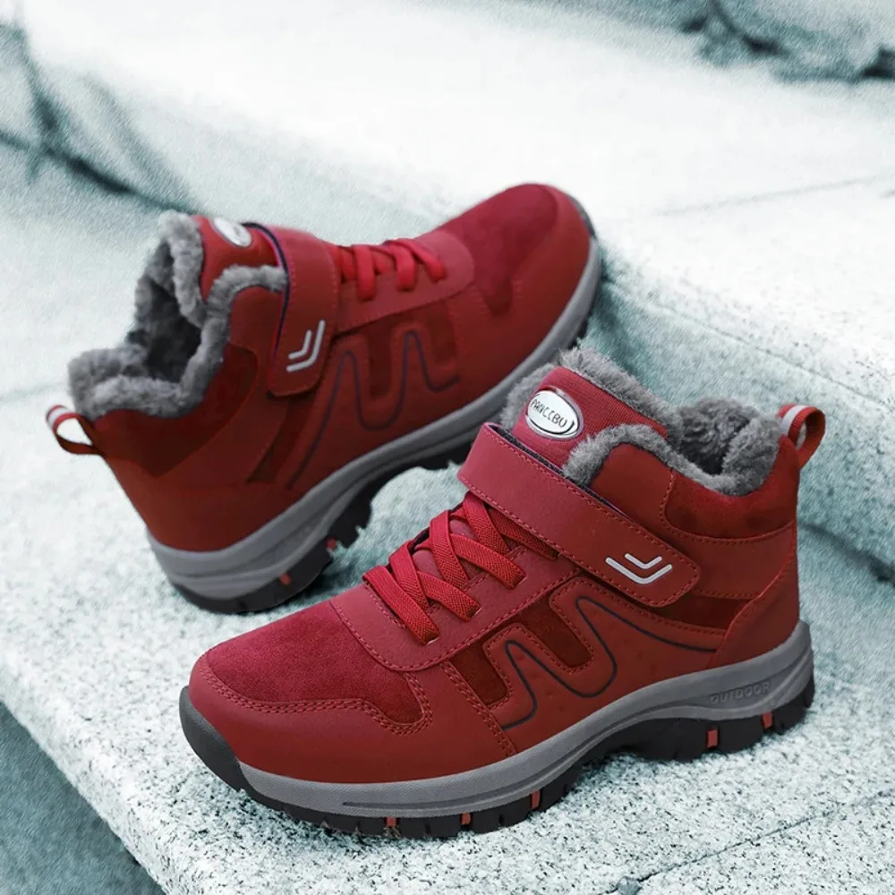 

2026 Women Winter Snow Boots For Men And Women Outdoor Hiking Boots Non-Slip Warm Woman's Sneakers Size 35-45 Ankle Footwear