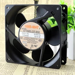 Ventiladores de refrigeración axial industriales para NMB, 4715MS-23T-B50-A00, 12038, 230V, 12cm, 120x120x38mm, CA