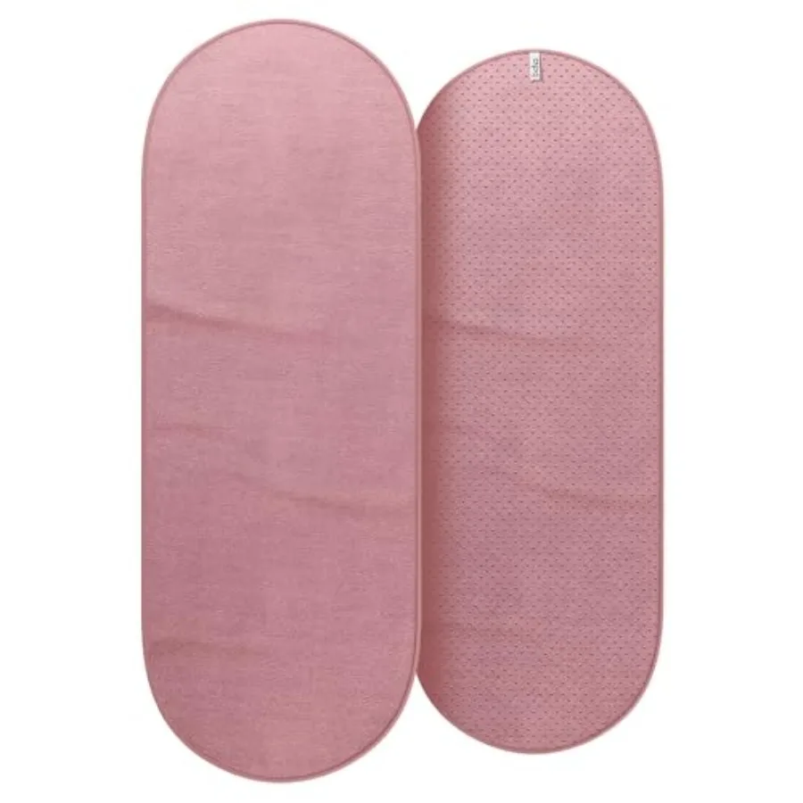 

Capsule Mat Towel for Gym, - Slip-Resistant Yoga Mat with Sweat Absorbing Fabric for Pilates, Core Training and Exercise - Home