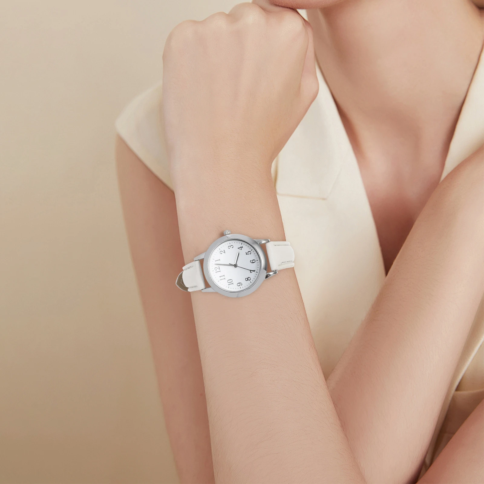

Women Fashion Pu Strap Simple Elegant Casual Strap Wrist Watch For Party Women Casual Wrist Watch Gift