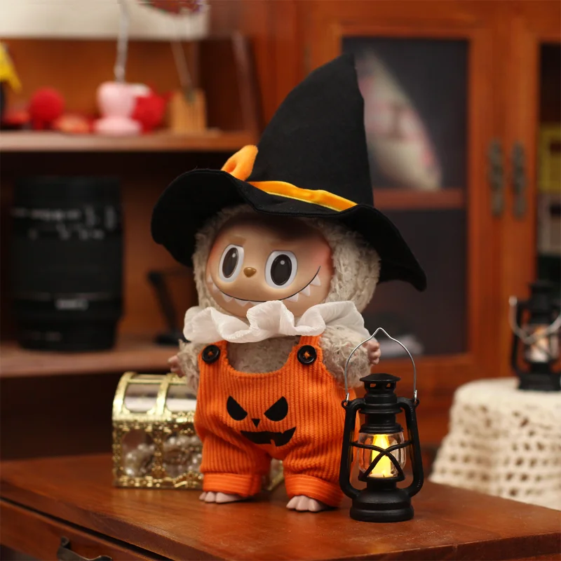 

[Clothes only] One/two/three generations of Labubu baby clothes, doll clothes, Halloween costume ghosts, heart-pounding macarons