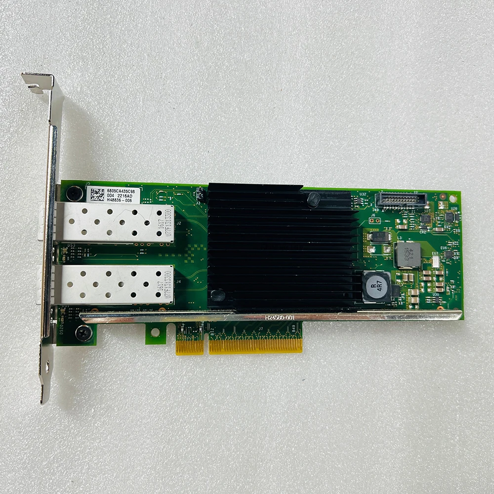 X710-DA2 Dual 10 Gigabit Fiber Optic Network Card 81Y3522 7ZT7A00537 01DA902 high stability
