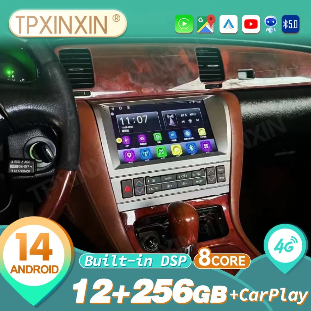 8 Inch For Lexus SC430 2001~2010 Android Auto Carplay Car Radio Stereo Automotive Multimedia Player GPS Navigation Head Unit