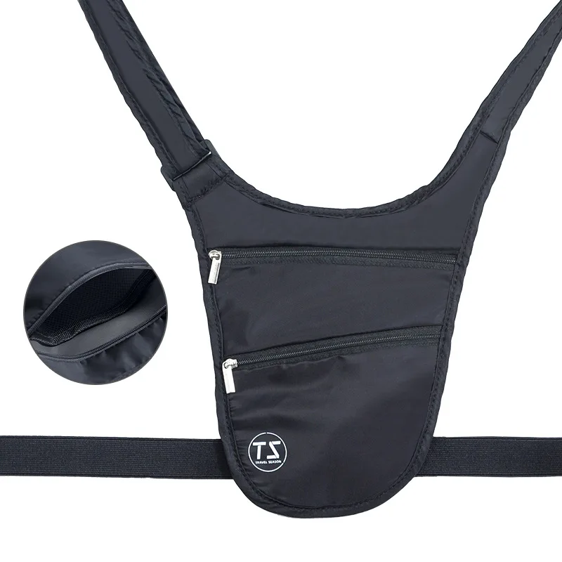 

Portable Hidden Underarm Waist Bag,Security Casual Invisible Travel Packs Pouch,Phone Pack Key Tools Anti Theft Pocket Pouch