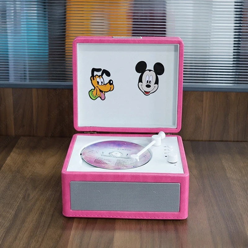 Retro CD player Album player Bluetooth stereo all-in-one machine Couple CD player