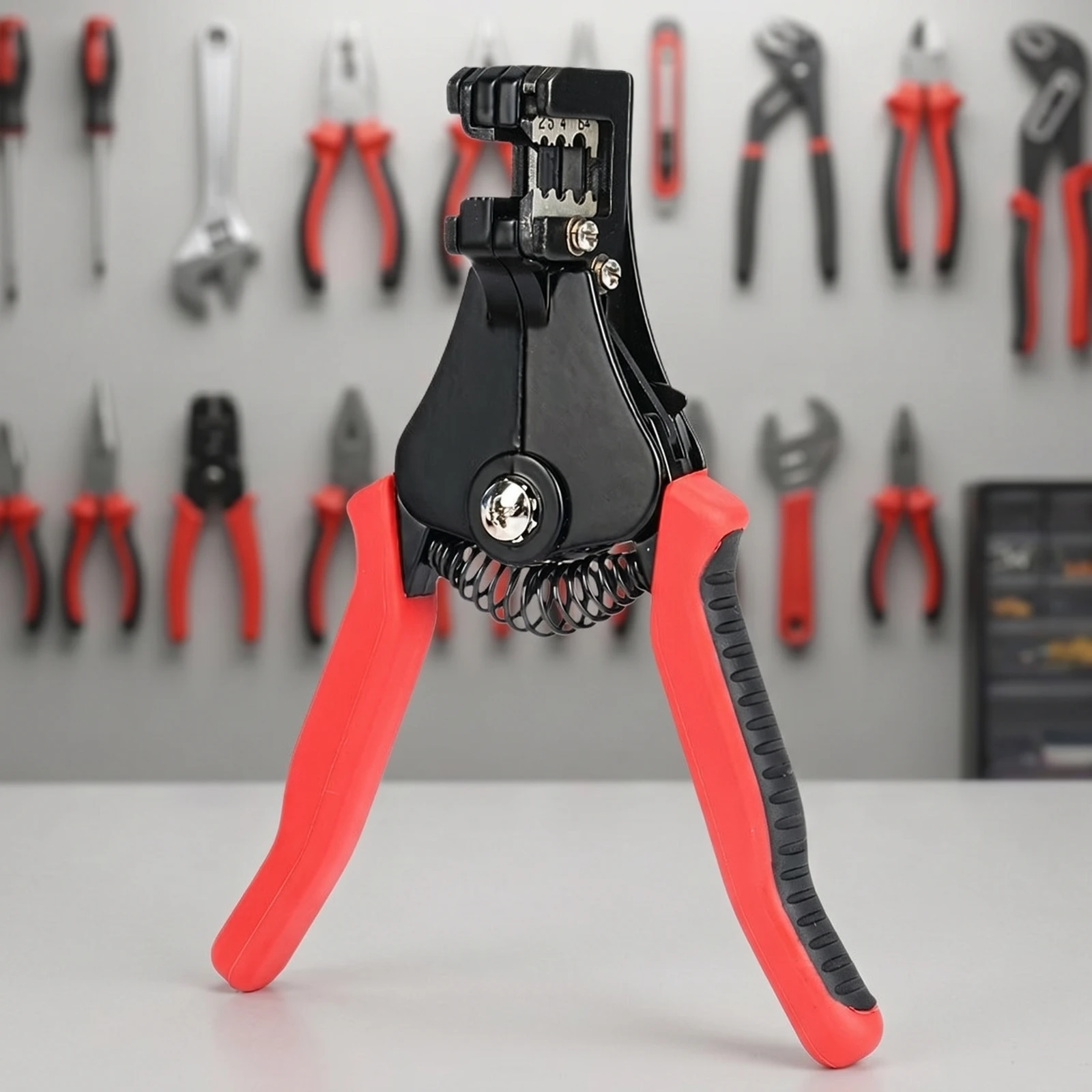 Solar Cable Wire Stripper Spring-Loaded PV Wire Stripper Conductor-Safe Long-Lasting