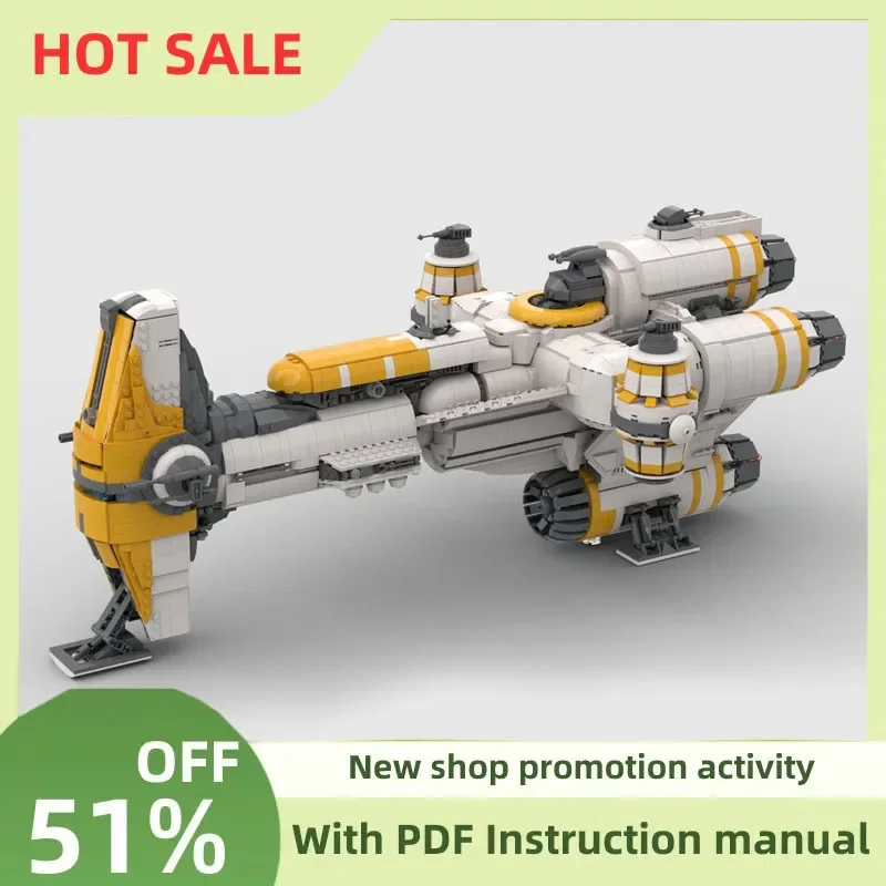 

New 4907Pcs Famous Star Battle Movie Moc Hammerhead Corvette Model Diy Creative Ideas Child Toys Birthday Gifts Building Blocks