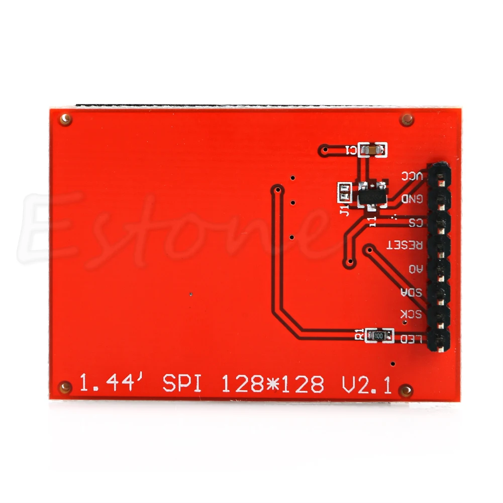 

1pc New 1.44" Red Serial Display LCD Module 128*128 TFT Color Screen PCB Adapter