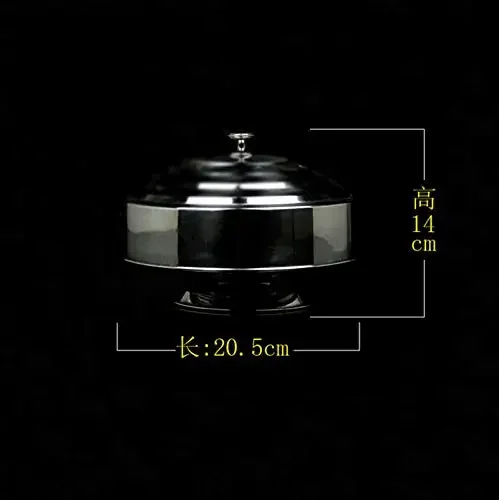 Roestvrijstalen Fire Dove Pan Dubbellaags Goocheltruc Duif Uiterlijk Podium Illusie Goochelaar Prop