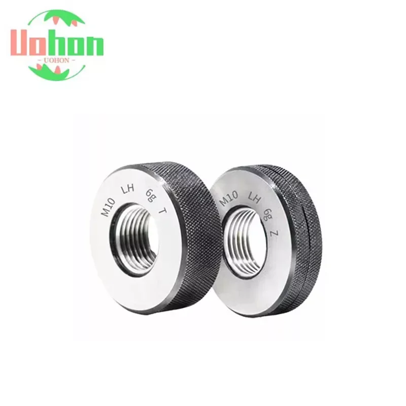 M3 M4 M5 M6 M8 M10 M12 M16 M20 6G LH Metric Ring Gauge GO  NO GO Left Hand Thread Gage Support Customized