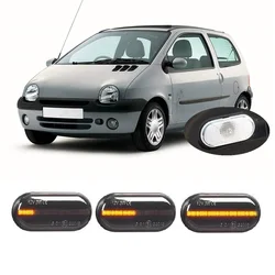 for Renault Twingo I MK1 C06 Box Van S06 2000 2001 2002 2003 2004 2005 2006 2007 Dynamic LED Indicator Side Marker Signal Lamp