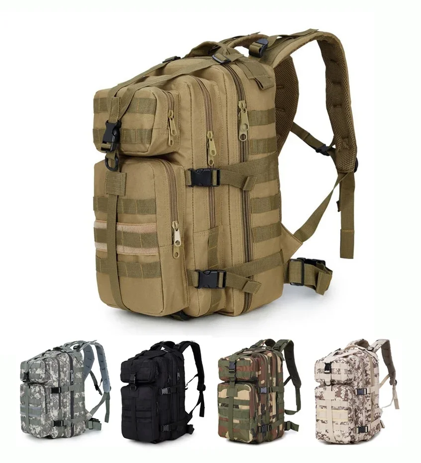 Military Tactical Assault Pack Backpack Army Waterproof Bag Rucksack for Outdoor Hiking Camping Hunting