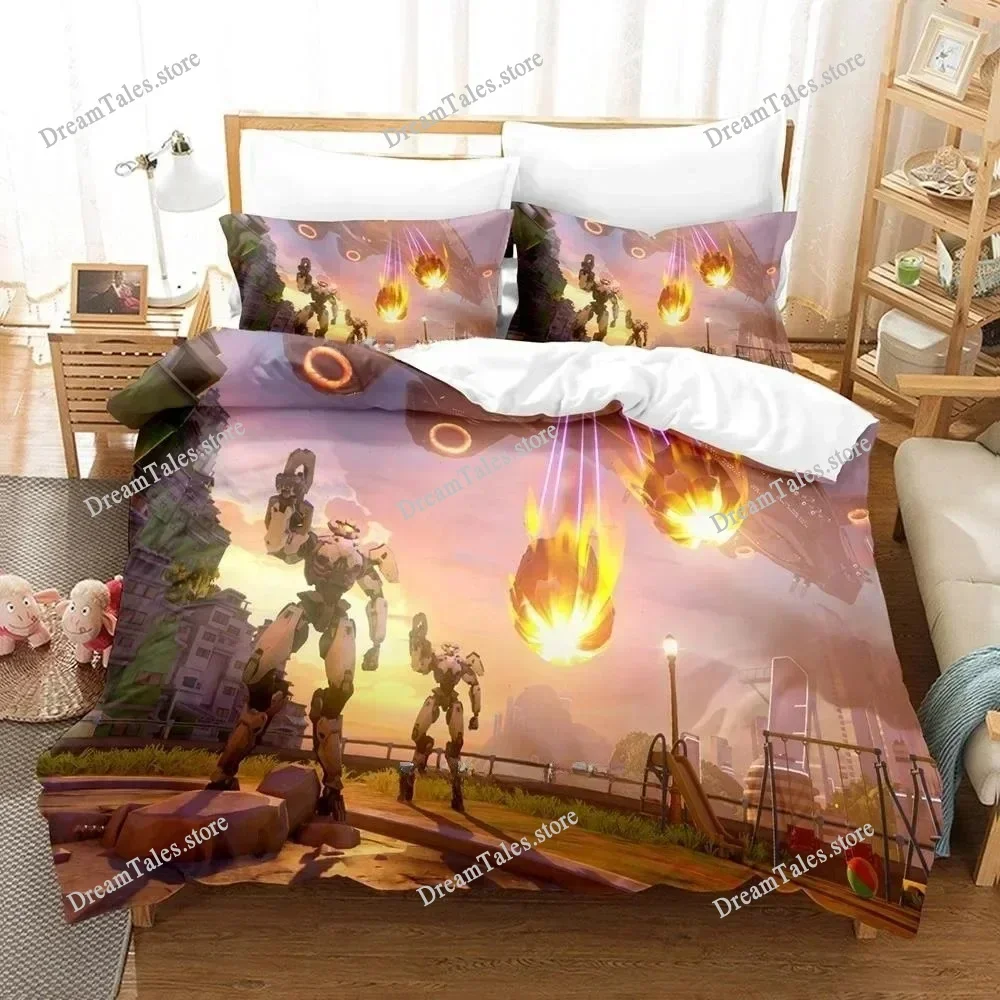 

New Overwatch 2 Invasion Bedding Set Single Twin Full Queen King Size Bed Set Adult Kid Bedroom Duvet Cover Sets 3D Print Game74