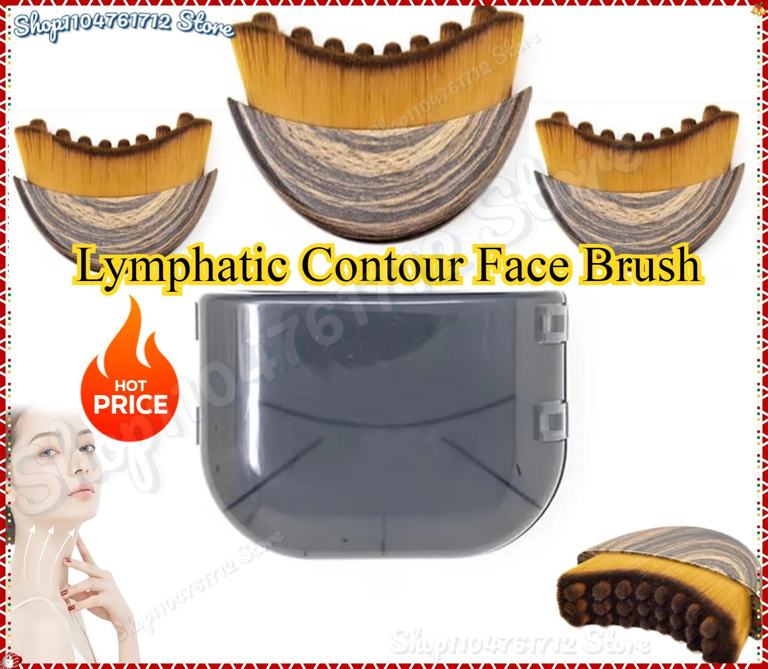 

Lymphatic Contour Face Brush,Dry Brushing Face Brush,Lymphatic Drainage Massager for Face,Fit The Skin Precisely Relieve Fatigue
