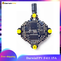 DarwinFPV F411 AIO Flight Controller Whoop Blheli_S Betaflight F4 15A OSD BEC BL_S 1-3S 4In1 ESC for RC Drone FPV Racing